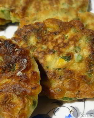 Кукурузные оладьи