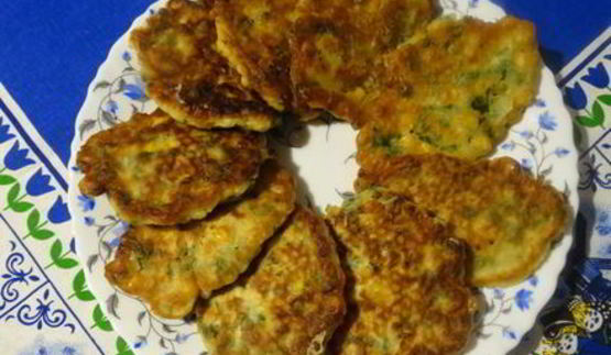 кукурузные оладьи