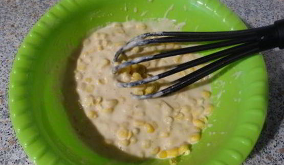 кукурузные оладьи