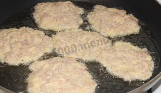 куриные оладушки солнышко