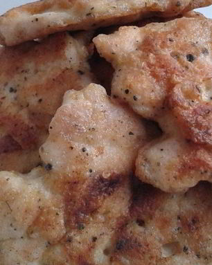 Куриные оладьи с чесноком