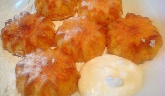 морковные оладьи из духовки