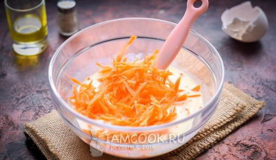 морковные оладьи с рисовой мукой