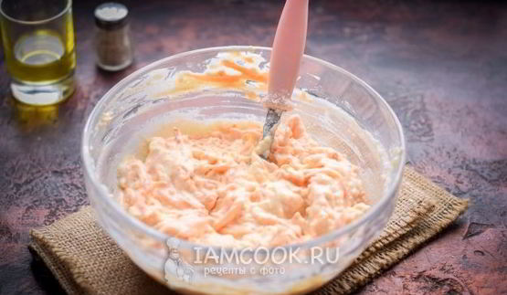 морковные оладьи с рисовой мукой