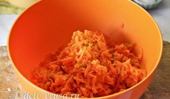 морковные оладьи