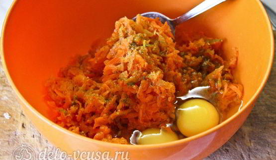 морковные оладьи