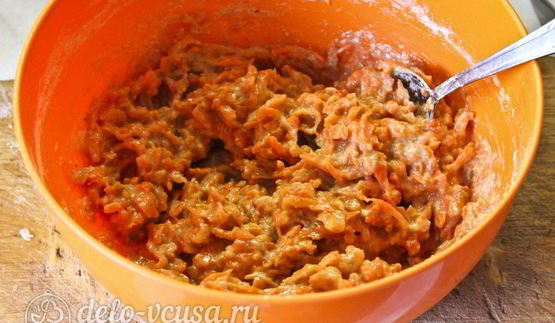 морковные оладьи