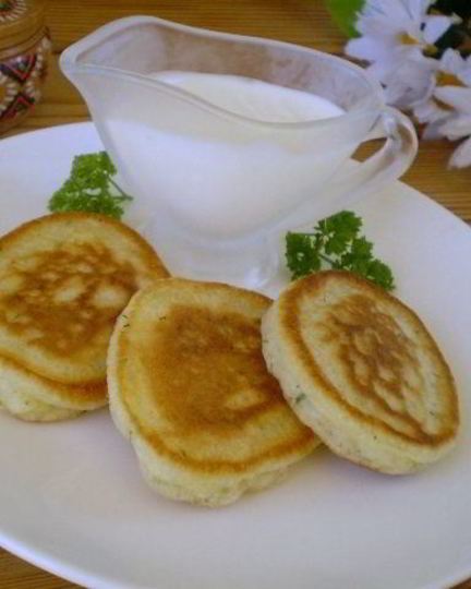 Рецепт оладушек без дрожжей