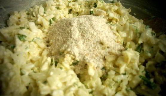 оладушки из китайской капусты с брынзой