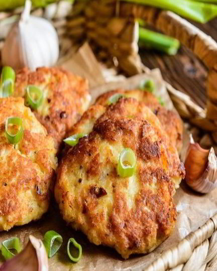 Рецепт оладий из кабачков с курицей