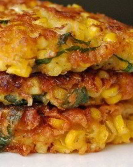 Рецепт оладий из кукурузы