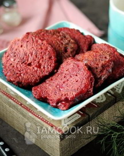 Рецепт оладий из свеклы