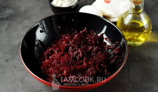 оладьи из свеклы