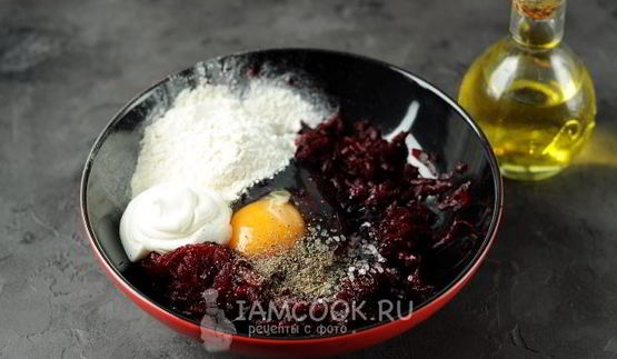 оладьи из свеклы