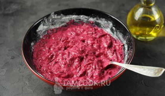 оладьи из свеклы