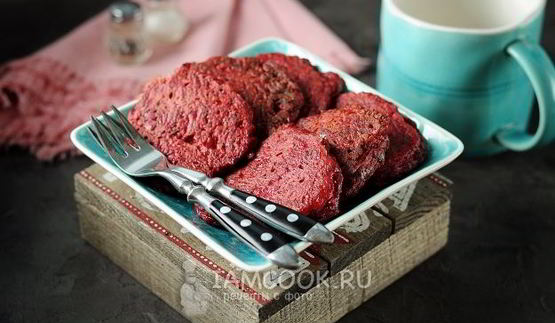 оладьи из свеклы