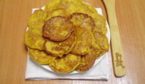 оладьи из тыквы и яблок