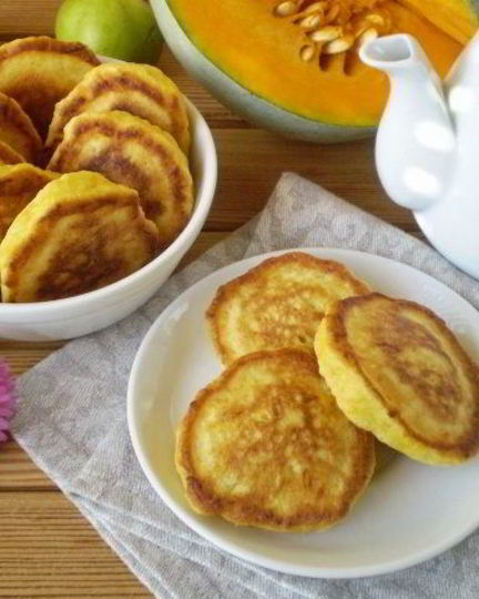 Рецепт оладий из тыквы на кефире