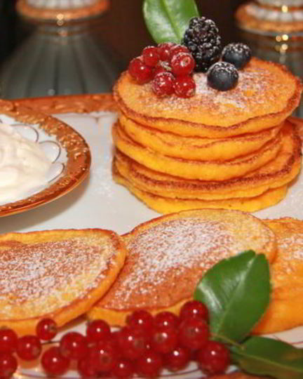 Рецепт оладий из тыквы