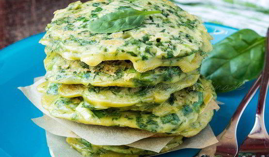 оладьи из зелени