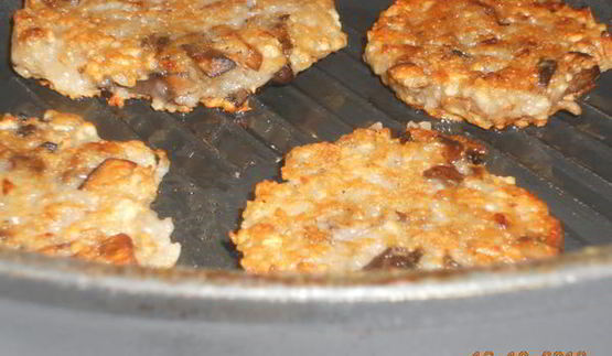 оладьи картофельные с грибами