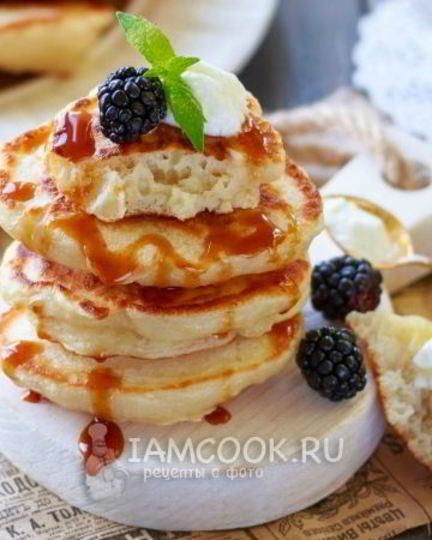 Рецепт оладий на воде с яйцами