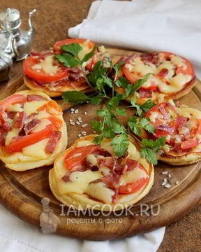 Оладьи-пиццы на кефире