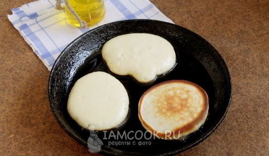 оладьи-пиццы на кефире