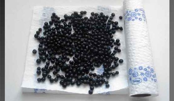 оладьи с черникой