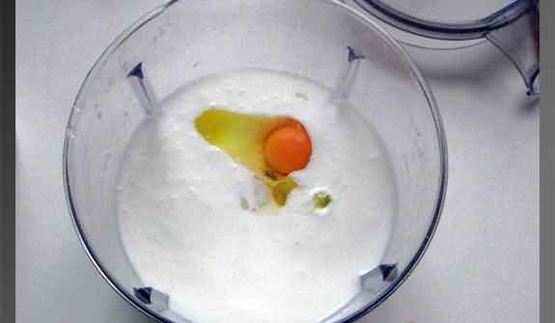 оладьи с черникой