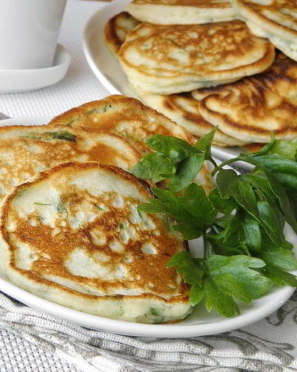 Рецепт оладий с молодой крапивой