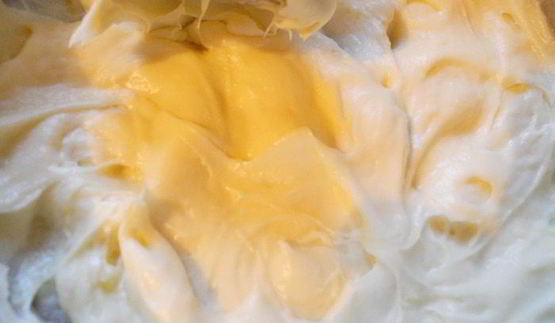 оладьи с семгой и зеленью