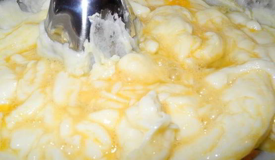 оладьи с семгой и зеленью