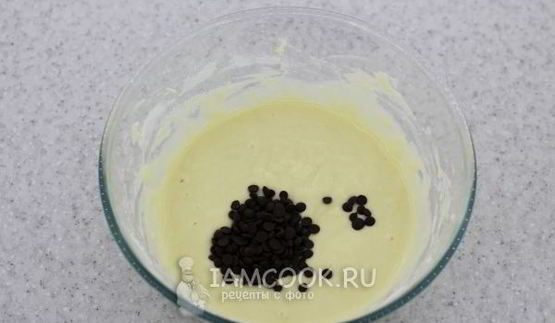 оладьи с шоколадом