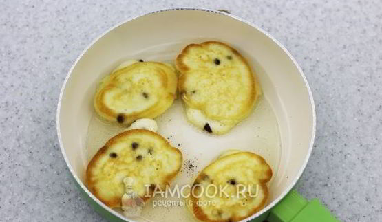 оладьи с шоколадом