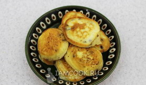 оладьи с шоколадом