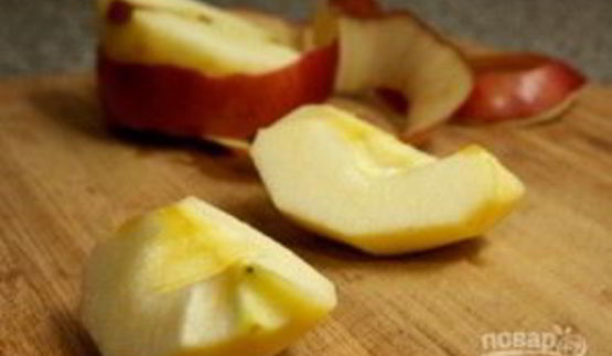 оладьи с яблоками на молоке