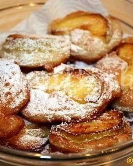 Рецепт оладий с яблоками