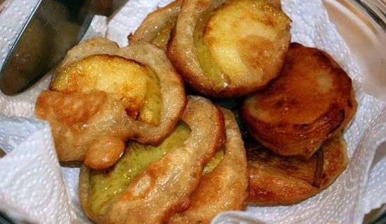 оладьи с яблоками