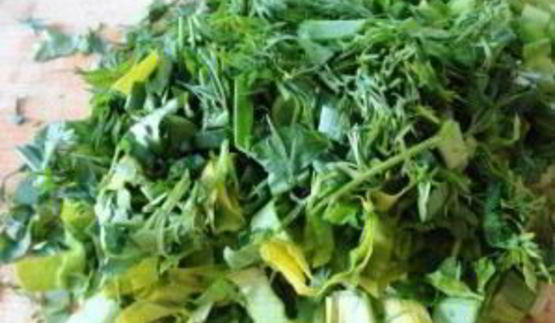 оладьи с зеленью