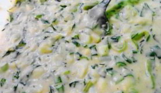 оладьи с зеленью