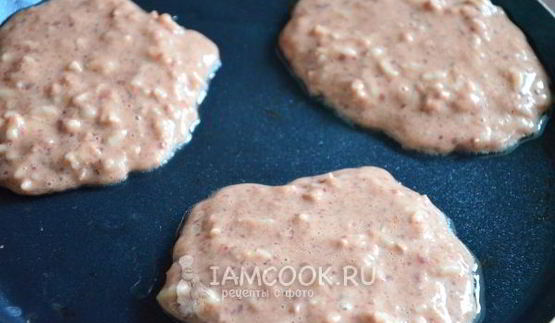 печеночные оладьи с рисом рыжики