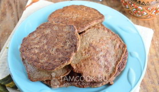 печеночные оладьи с рисом рыжики