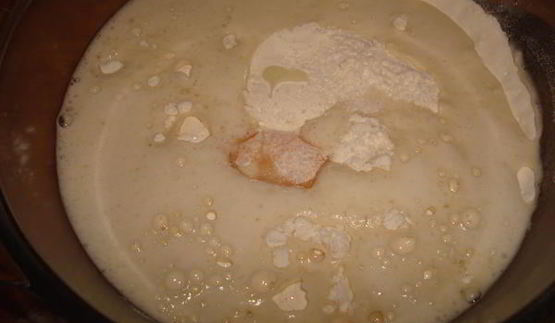 пивные оладьи с беконом