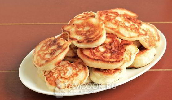 постные оладьи на дрожжах