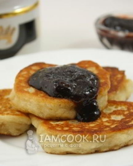 Рецепт постных оладий с яблоками