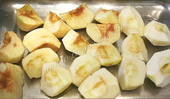 постные оладьи с яблоками