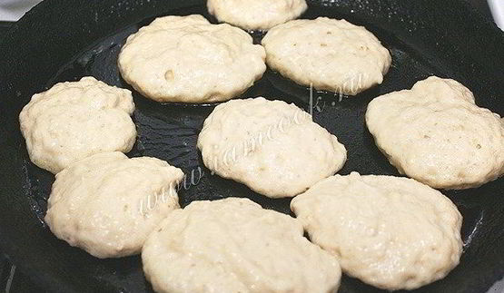 постные оладьи с яблоками