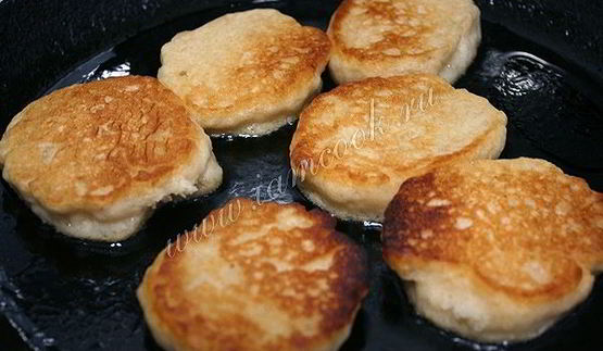 постные оладьи с яблоками