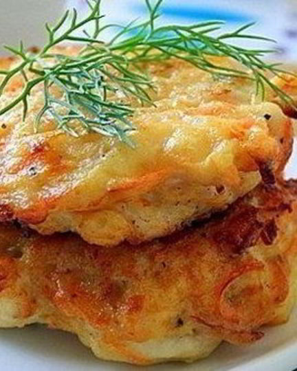 Рецепт простых оладий из курицы